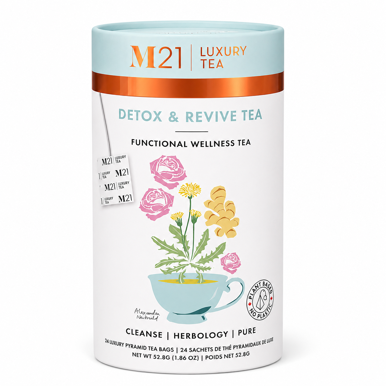 Detox and Revive Luxury Herbal tea | Canadian | 24ct - Rayzo Store