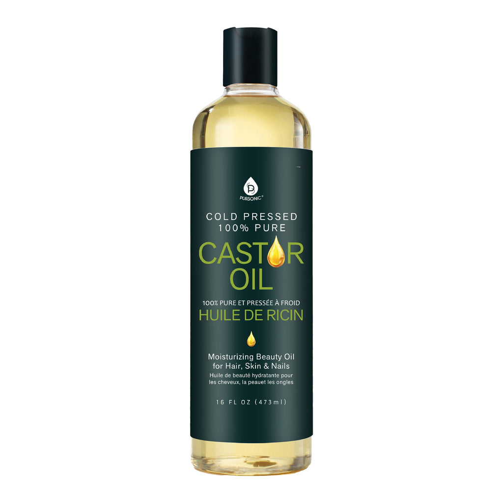 100% Pure Cold Pressed Castor Oil 16 Oz - Rayzo Store