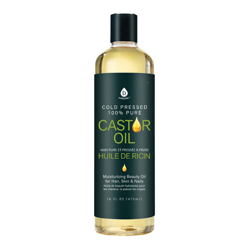 100% Pure Cold Pressed Castor Oil 16 Oz - Rayzo Store