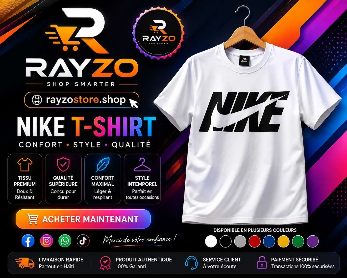 Nike Graphic T-Shirt Classic logo tee — comfort meets everyday style. - Rayzo Store