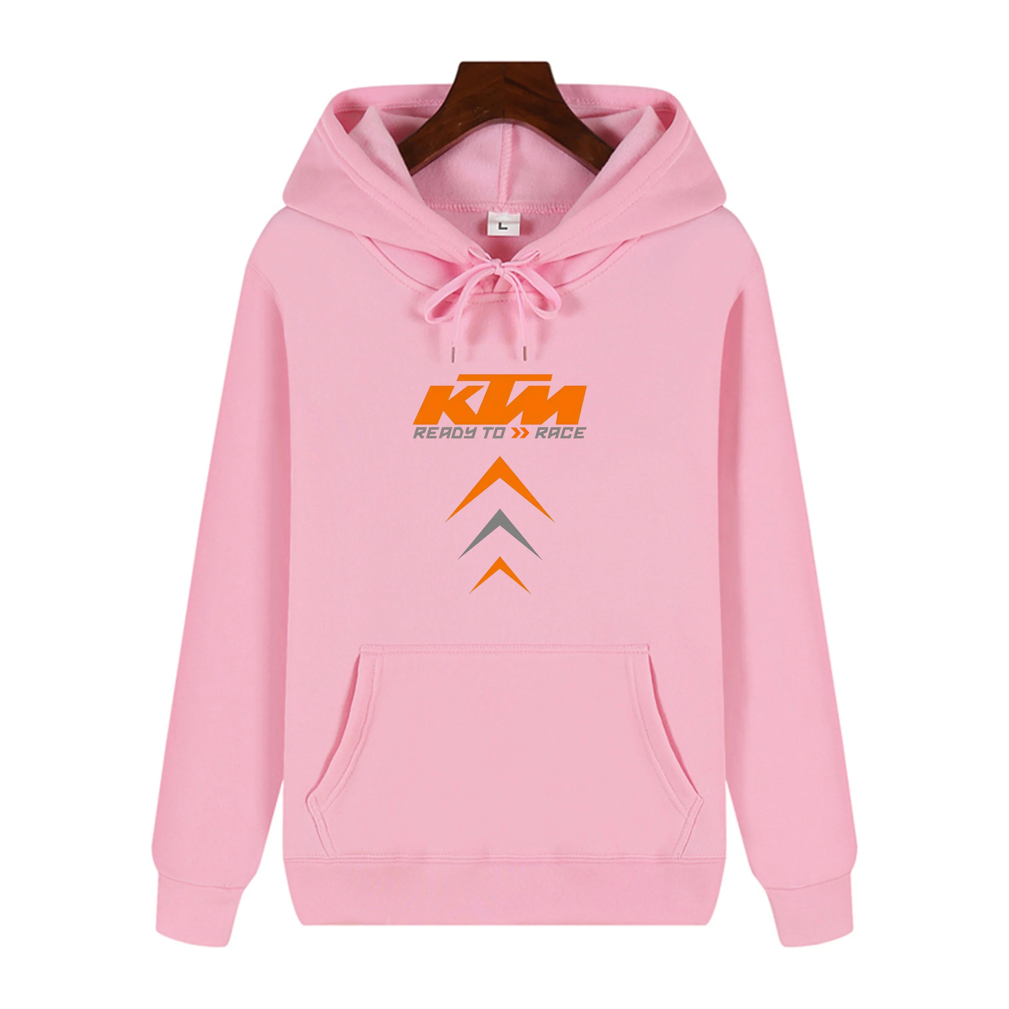 KTM Racing Hoodie Men's Motorcycle Sweatshirt Graphic Logo Print Pullover Oversized Streetwear Casual Hooded Top Autumn Winter