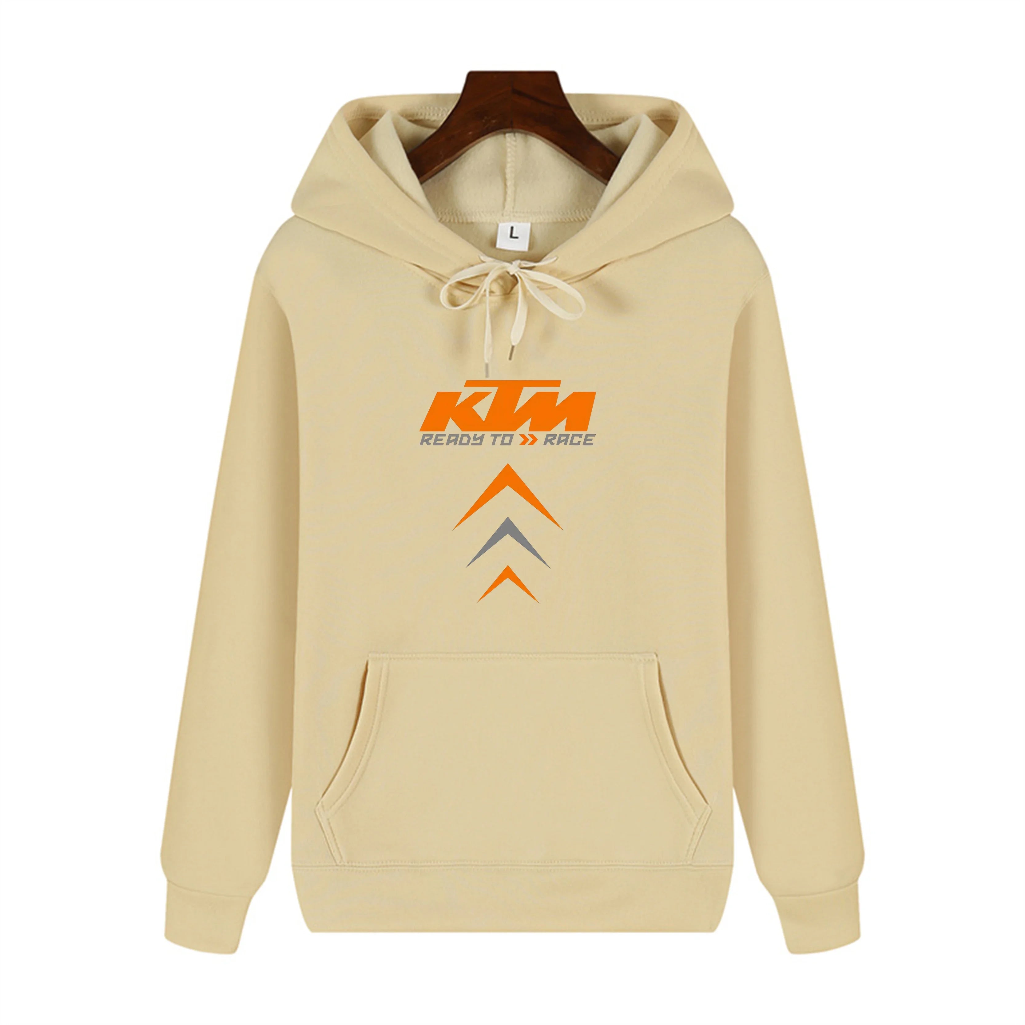 KTM Racing Hoodie Men's Motorcycle Sweatshirt Graphic Logo Print Pullover Oversized Streetwear Casual Hooded Top Autumn Winter