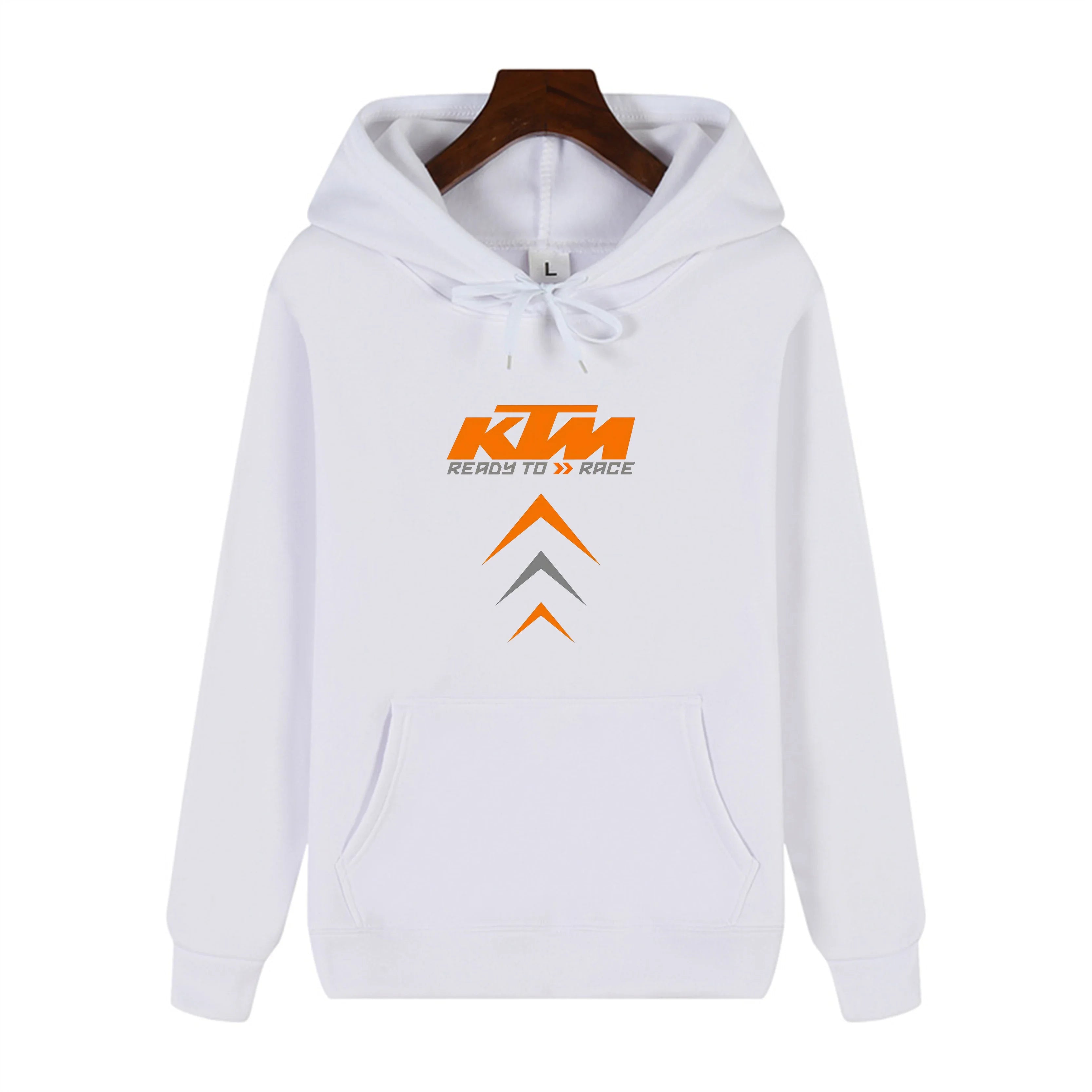 KTM Racing Hoodie Men's Motorcycle Sweatshirt Graphic Logo Print Pullover Oversized Streetwear Casual Hooded Top Autumn Winter