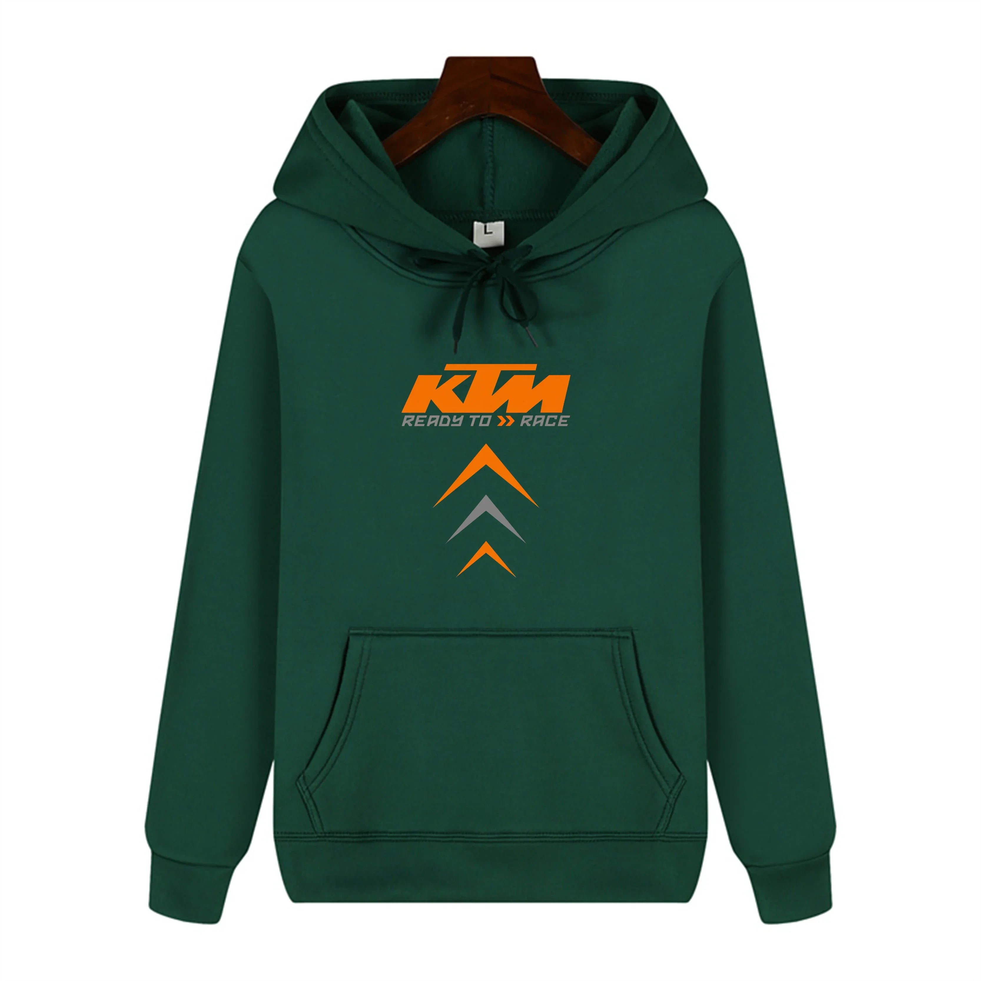 KTM Racing Hoodie Men's Motorcycle Sweatshirt Graphic Logo Print Pullover Oversized Streetwear Casual Hooded Top Autumn Winter