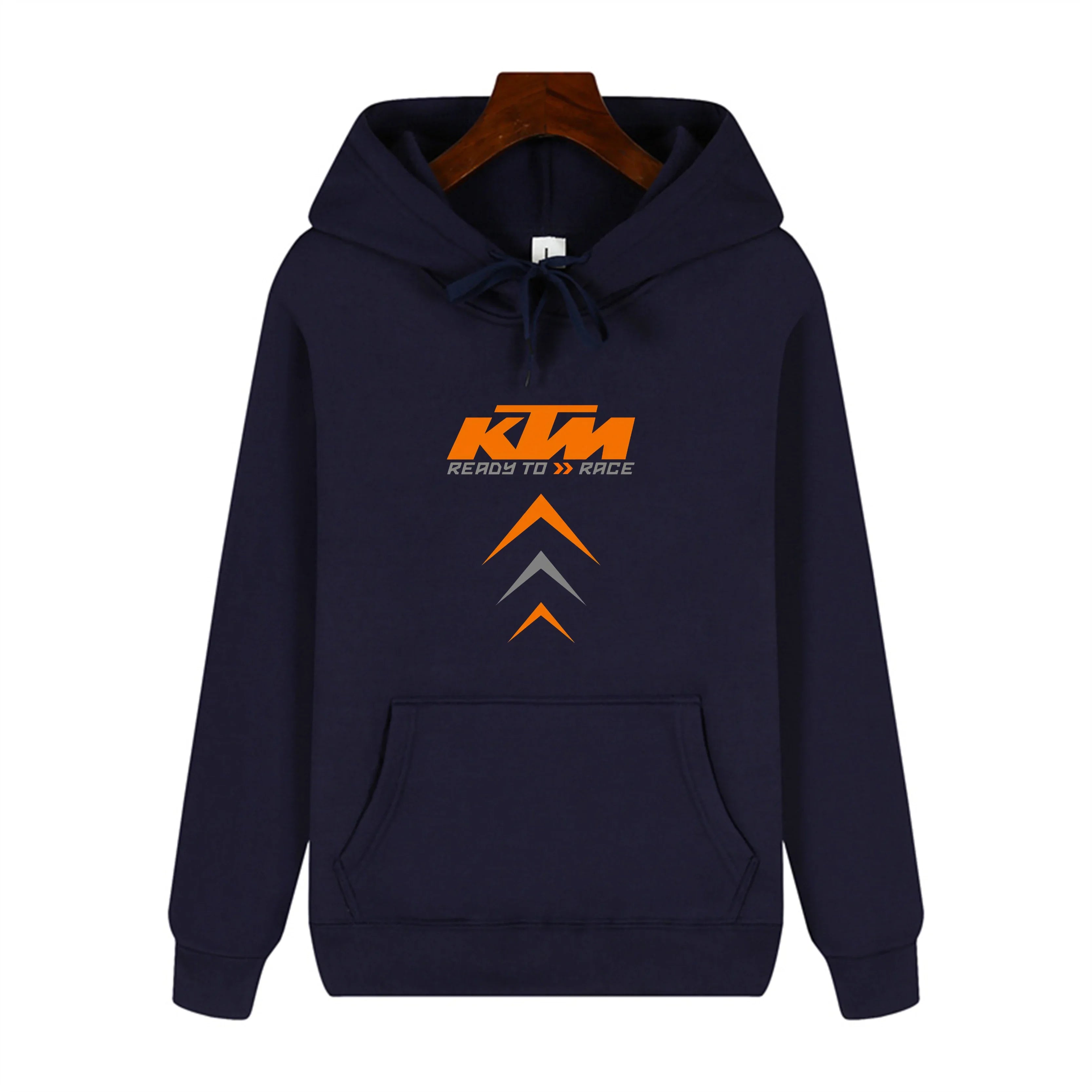 KTM Racing Hoodie Men's Motorcycle Sweatshirt Graphic Logo Print Pullover Oversized Streetwear Casual Hooded Top Autumn Winter