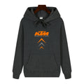 KTM Racing Hoodie Men's Motorcycle Sweatshirt Graphic Logo Print Pullover Oversized Streetwear Casual Hooded Top Autumn Winter