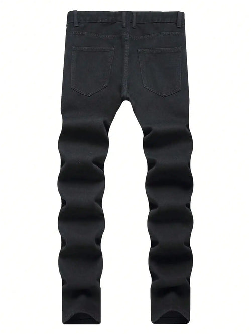 Black Ripped Street wear Jeans
