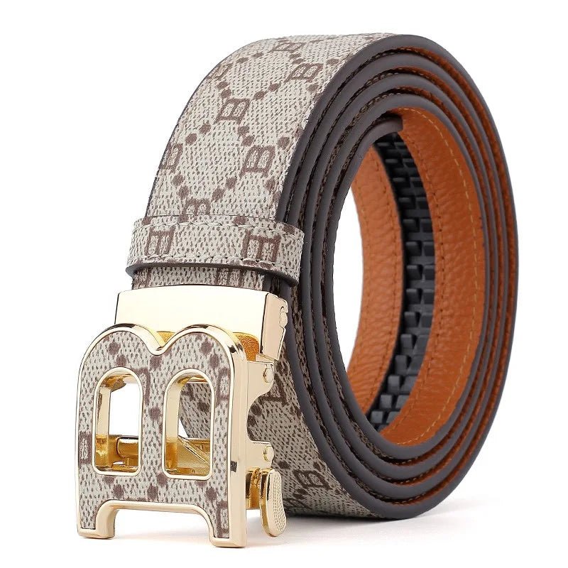 Men's Classic Leather Belt-buckle - Rayzo Store