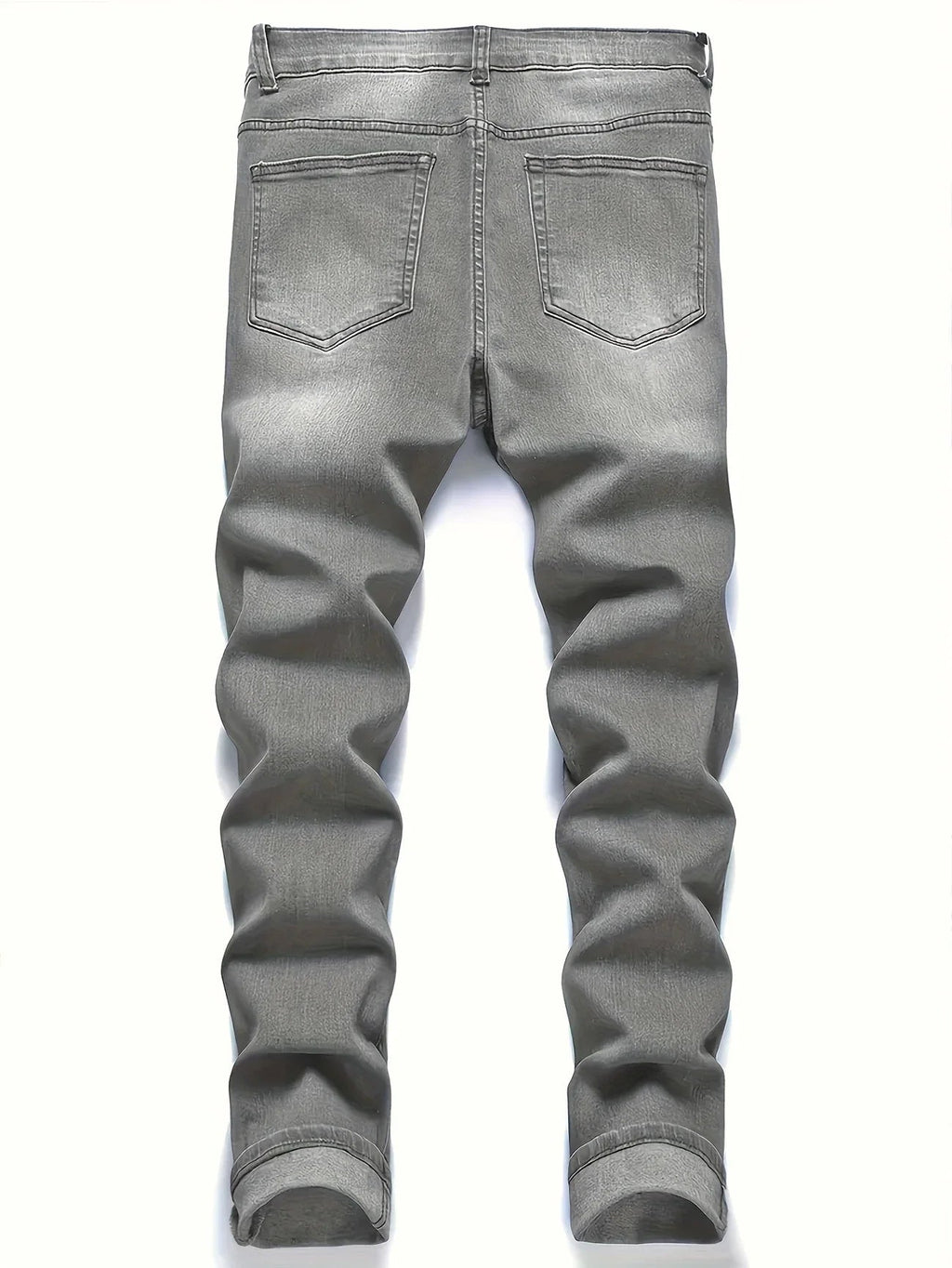 Men's Slim Fit Ripped Jeans - Rayzo Store