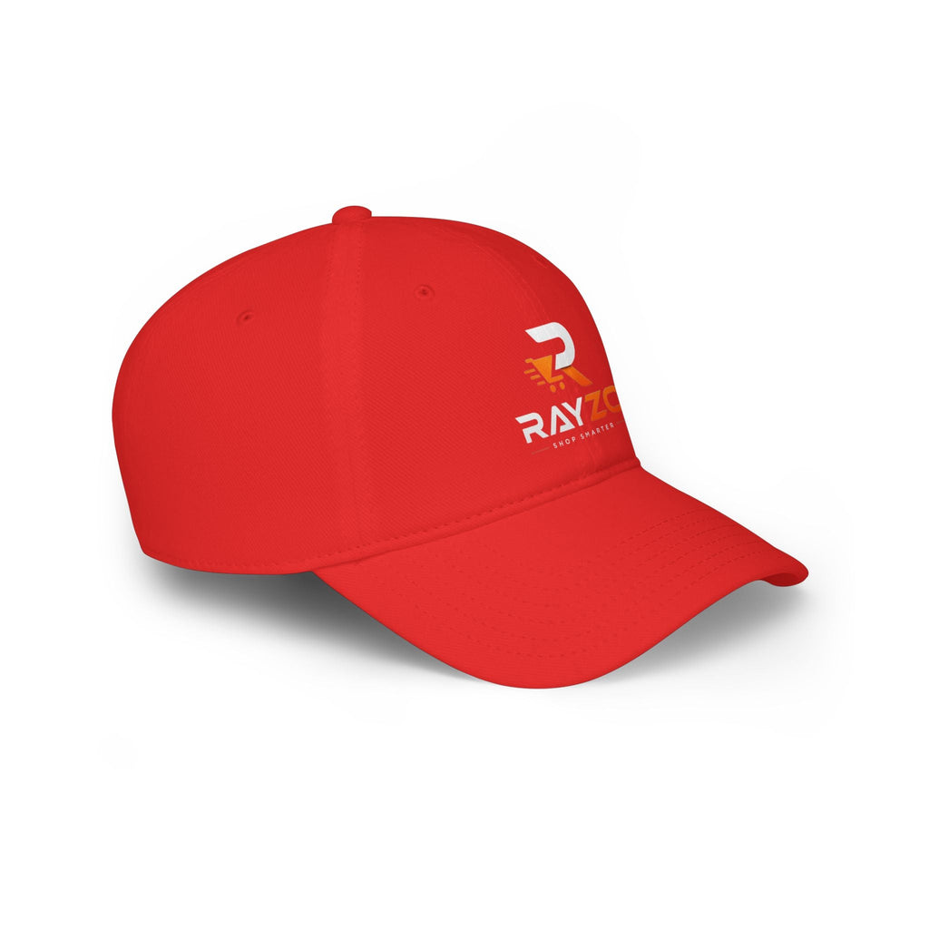 Rayzo Logo Baseball Cap — Low Profile Red Dad Hat - Rayzo Store